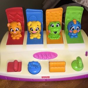 Fisher price vintage pop up toy